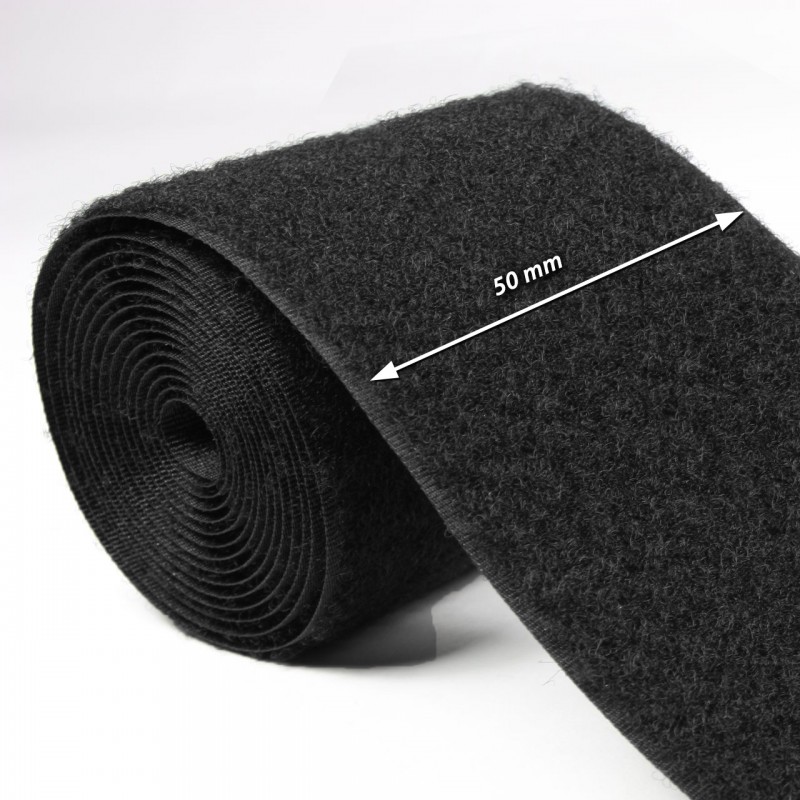 Ruban à coudre boucle de type velcro de largeur 50mm