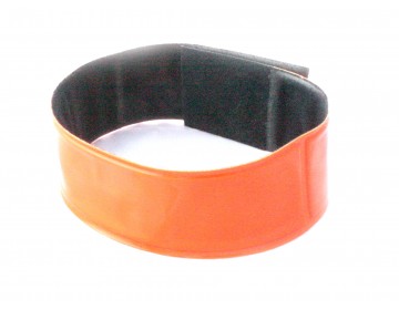 BRASSARD REFLECHIISANT FLUO ORANGE HAUTE VISIBILITE