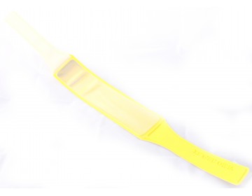 GRAND BRASSARD REFLECHISSANT JAUNE FLUO HAUTE VISIBILITE