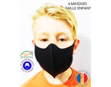 PACK de 8 MASQUES RÉUTILISABLES HOMOLOGUÉS