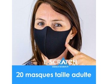 PACK de 20 MASQUES 0.19€ /utilisation